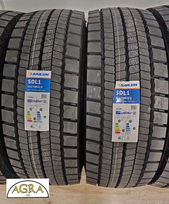 315/70R22.5 (1120netto) OPONA  SAILUN napęd opony autostrada