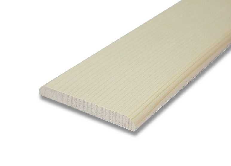 Listwa płaska gładka opaska drewniana świerk 80x8