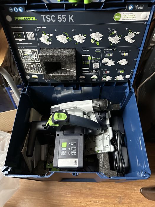 Zagłębiarka festool TSC 55 seria na 100 lat