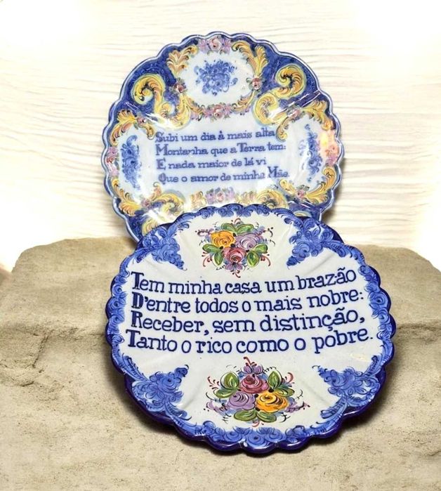 Pratos falantes, loiça tradicional de Alcobaça