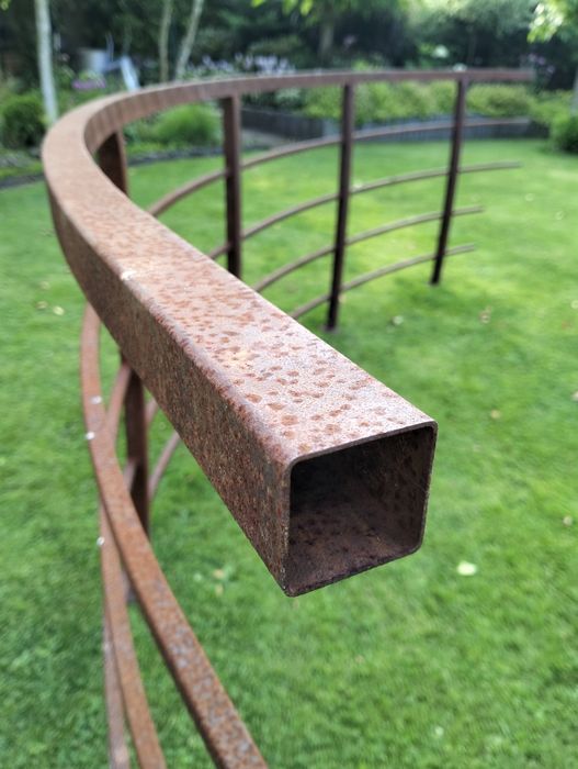 Balustrada stalowa surowa balkon taras