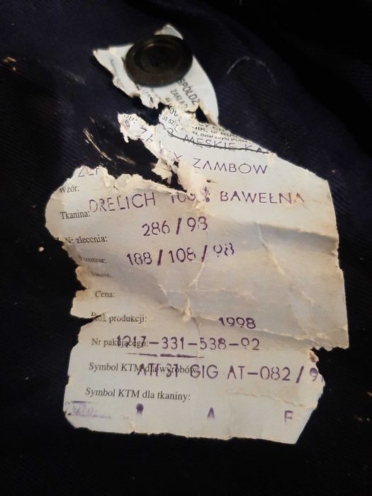 Ubranie robocze ochronne BHP spodnie + bluza XXL