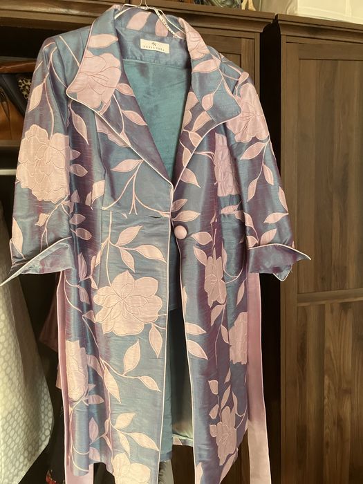 Conjunto de cerimonia vestido e casaco