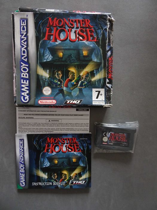 Jogo Game Boy Advance - Monster House