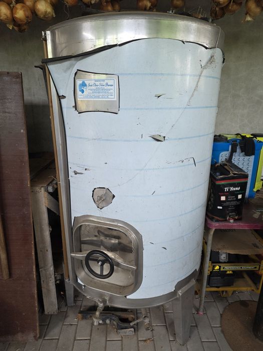 Cuba de inox 1000L
