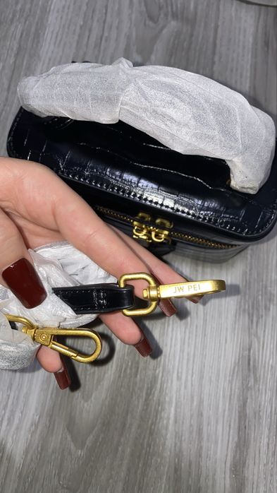 Сумка Jw Pei Cleo Box - Black/Taupe