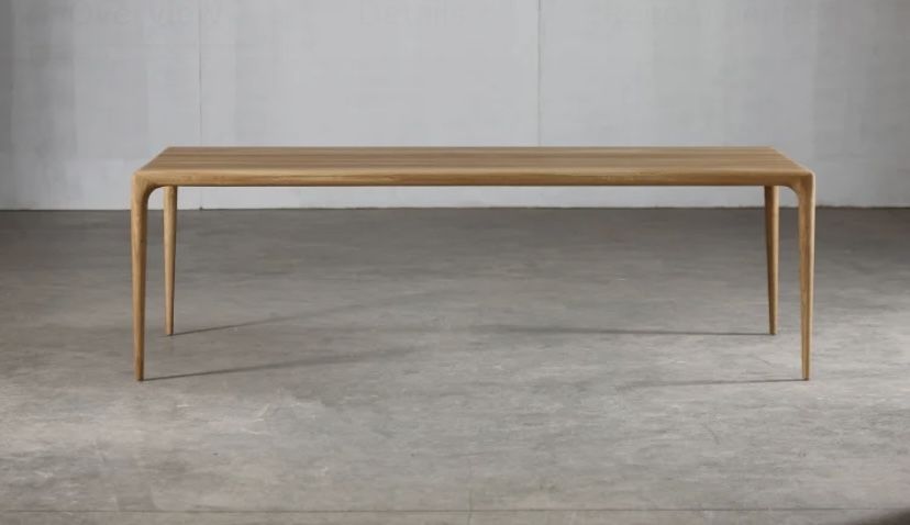 Stół dębowy loft, nowoczesny lite drewno dębowy, drewniany