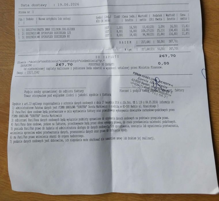 Komplet uszczelek SPIROFLEX