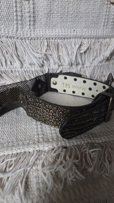 Pasek damski metalowy