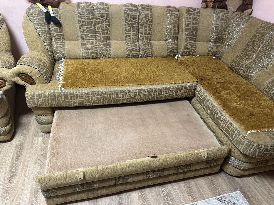 Діван кутовий (правий)+крісло