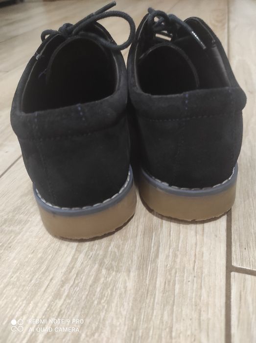 Замшеві темно-сині туфлі M&S, 35 розміру