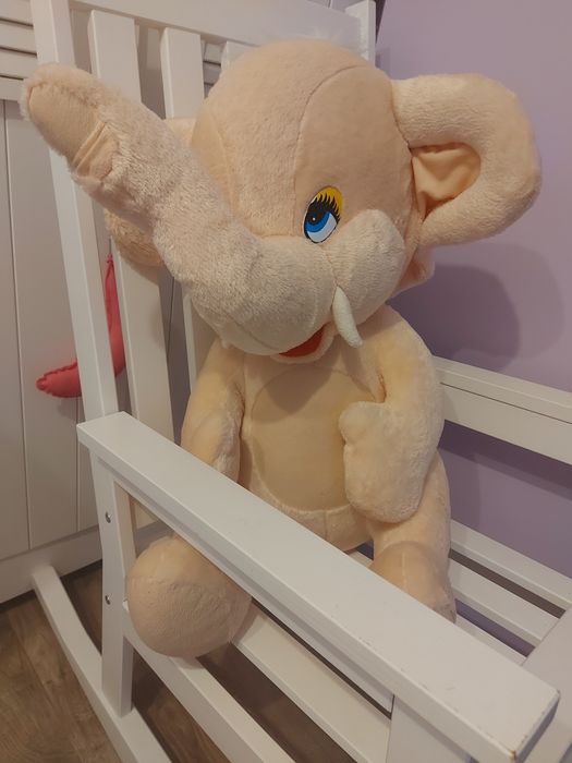 Duży słoń maskotka 70cm