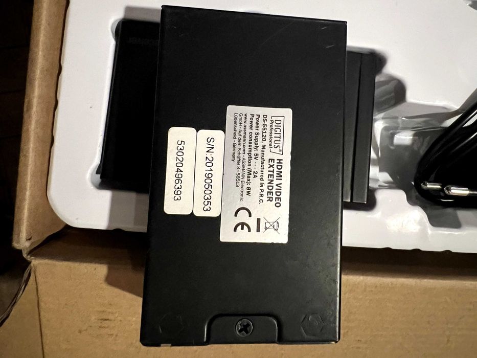 Extensor de vídeo HDMI via CAT 5 / IP com função IR