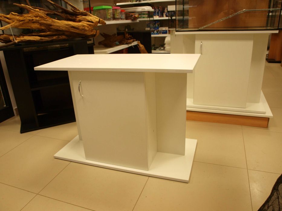 Szafka prosta pod akwarium 100x50x70 biała