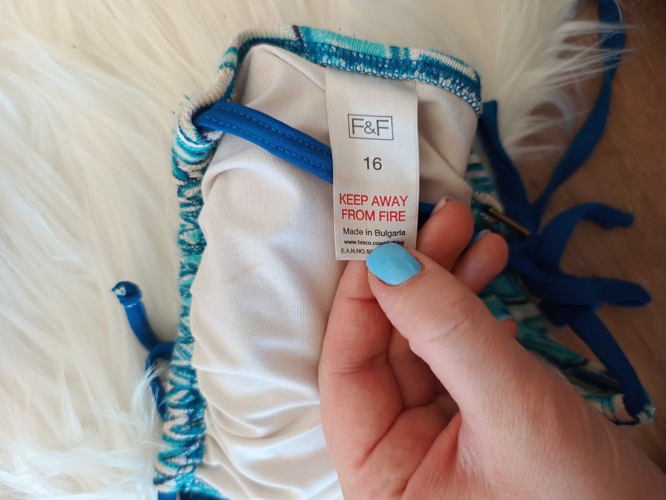 duży zestaw biustonoszy do kąpieli stroje kąpielowe 38 40 42XL M paka