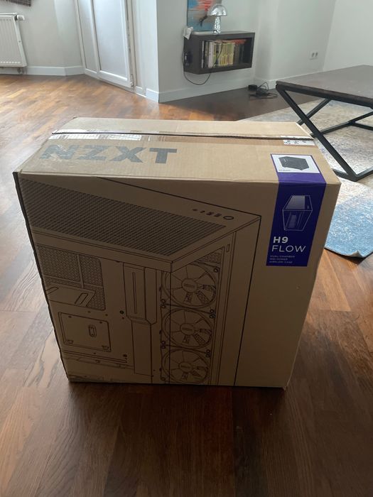 NZXT h9 flow ATX Mid Tower Case All Black НОВИЙ