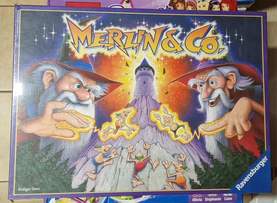 Merlin Ravensburger świetna gra czarownicy magia czarodzieje