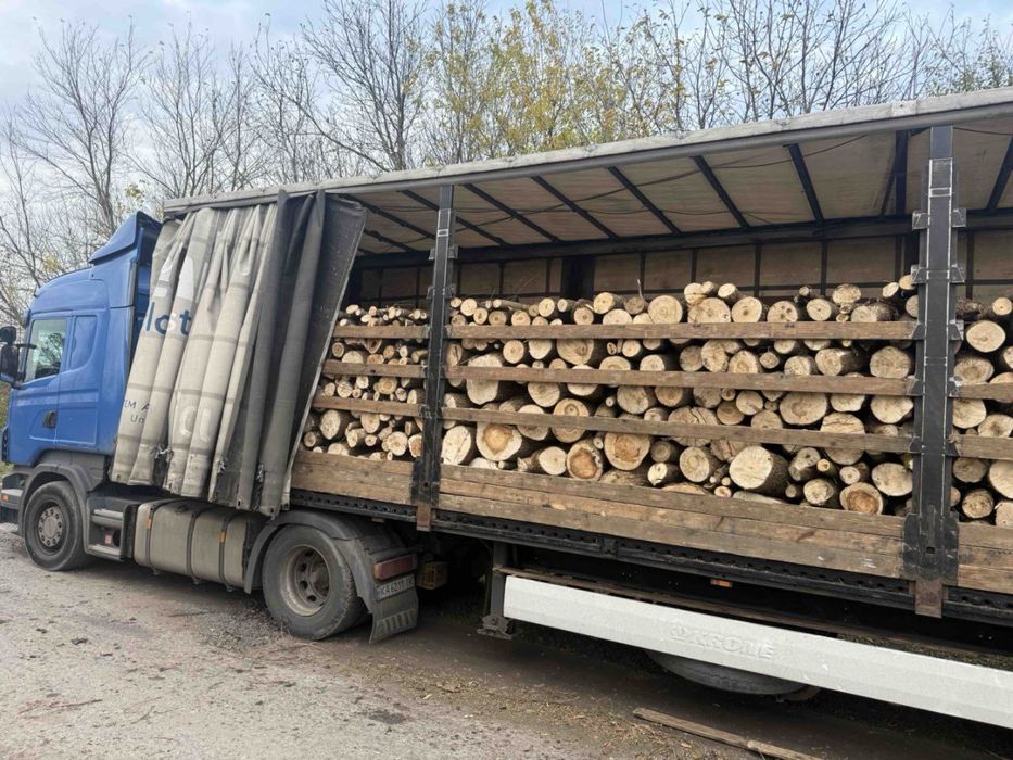 Дрова Берёза Кругляк ОПТ с Доставкой в Киев