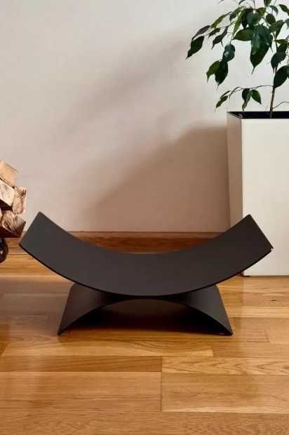 Кошик для дровMonte,CZARNY,X,Відерце KUBANAWGIEL, Набір длякамінаSiena