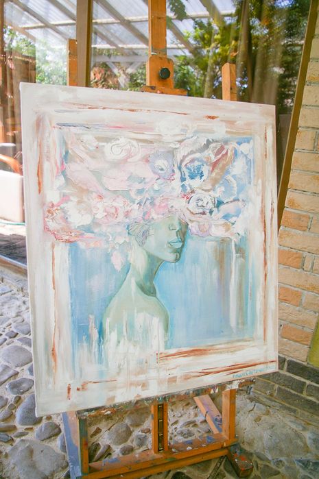 Картина Vanilla в пастельних тонах