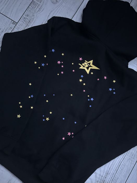 Черное Худи sp5der