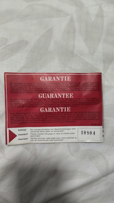Vintage DAM D.A.M. Molinete giratório de pesca Quick 550, feito na Ale