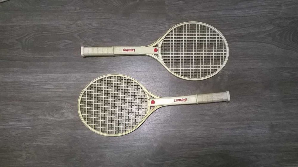 Baloiço para criança, Raquetes de badminton e Raquetes de praia