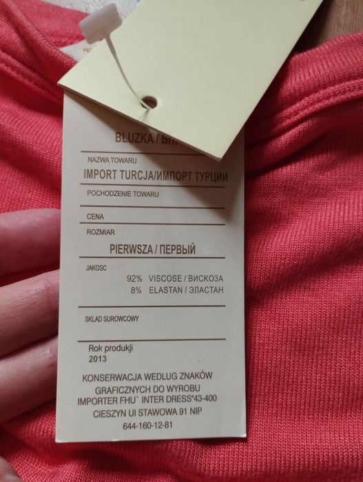 Ciocco M/L sukienka tunika nowa na wiosnę lato
