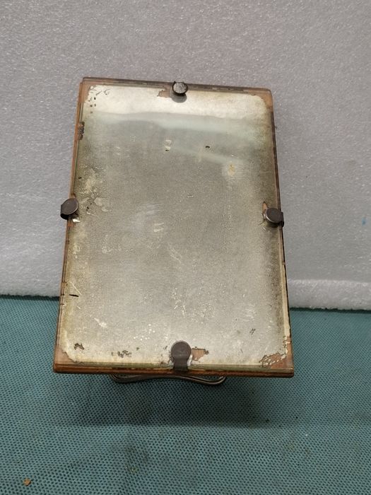 Lusterko stołowe z podpórką prl