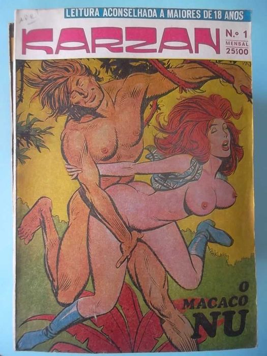 "KARZAN" - Clássico da Banda Desenhada erótica em Portugal