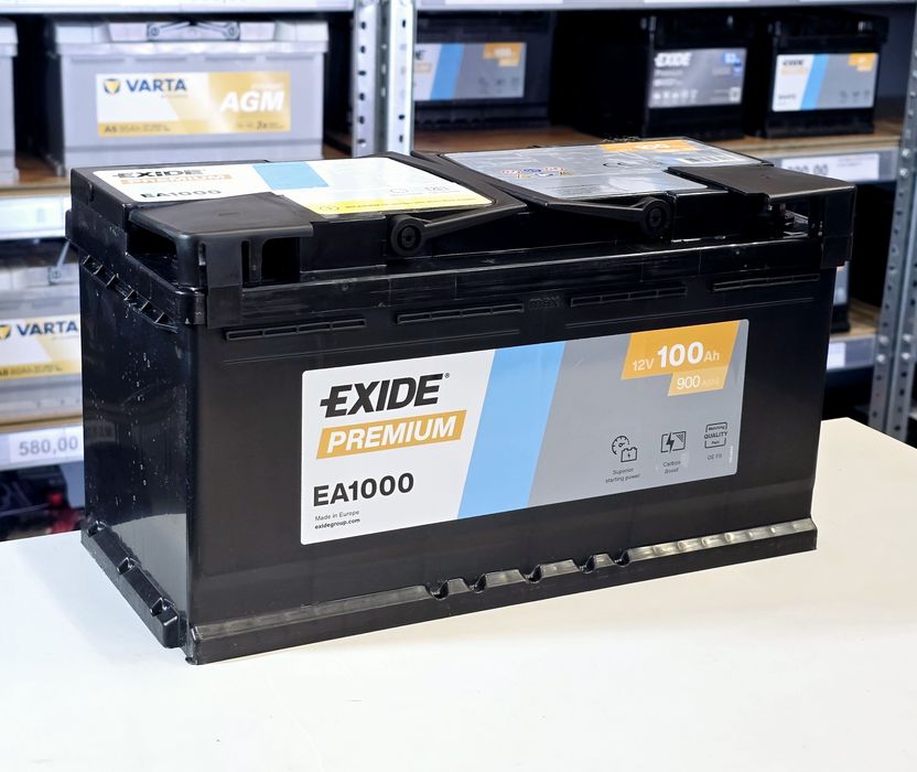 Akumulator Centra Exide CA1000 EA1000 12V 100AH 900A nowy