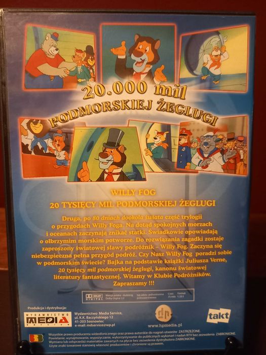 20.000 mil podwodnej żeglugi animacja dvd