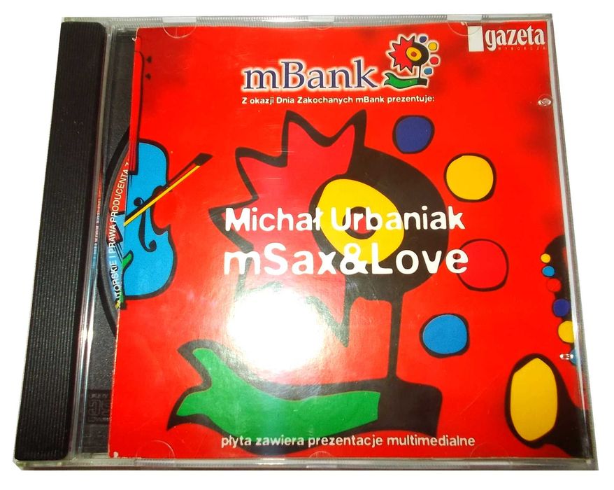 Płyta CD - Michał Urbaniak - mSax&Love - (2002r.)