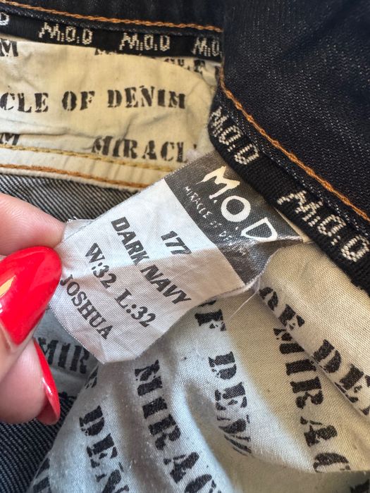 M.O.D spodnie jeans, szeroka nogawka r. 33/32 jeansy jak nowe