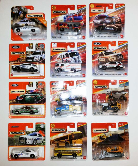 Carros de Coleção da Marca Matchbox - Miniaturas Escala 1/64