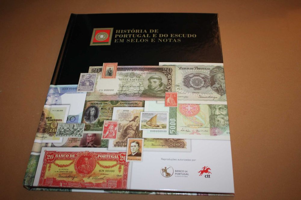 História de Portugal e do Escudo em Selos e Notas- Colecção Completa