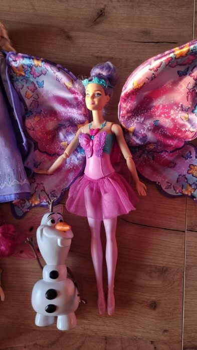 ELSA, Anna, Olaf, wróżka, Mia i pegaz