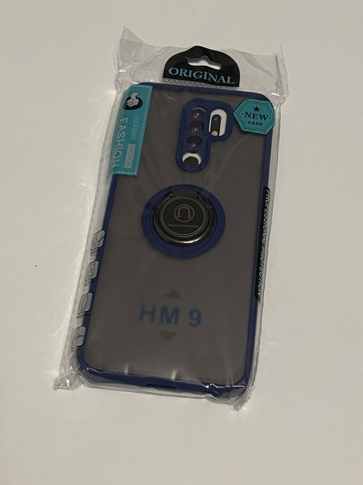 Чохол для Xiaomi Redmi 9 / Poco M2 Протиударний Матовий з Кільцем Magnetic