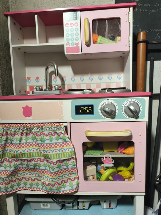 Cozinha de brincar com acessórios