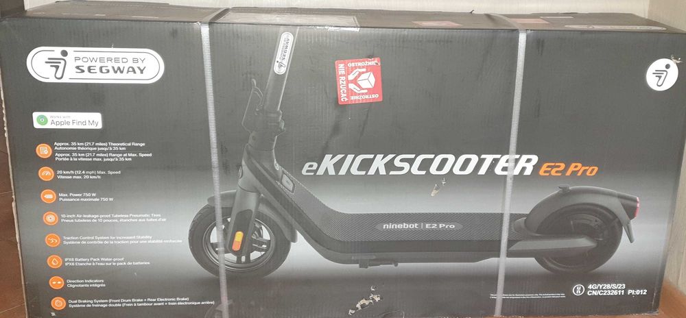 Nowa Hulajnoga elektryczna Segway E2 Pro
