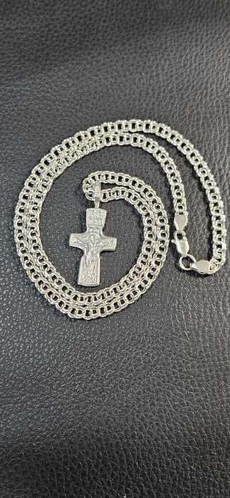 Мужская серебряная цепочка