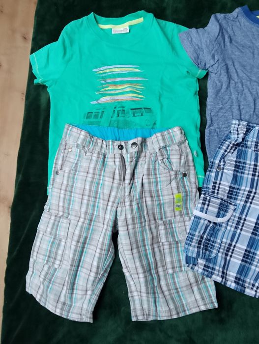 Spodenki, koszulki chłopięce 116 Zara. Jak nowe, coccodrillo