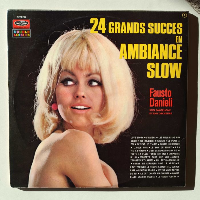 Disco Vinil "Fausto Danielie - 24 Grands Succes en Ambiance Slow"
