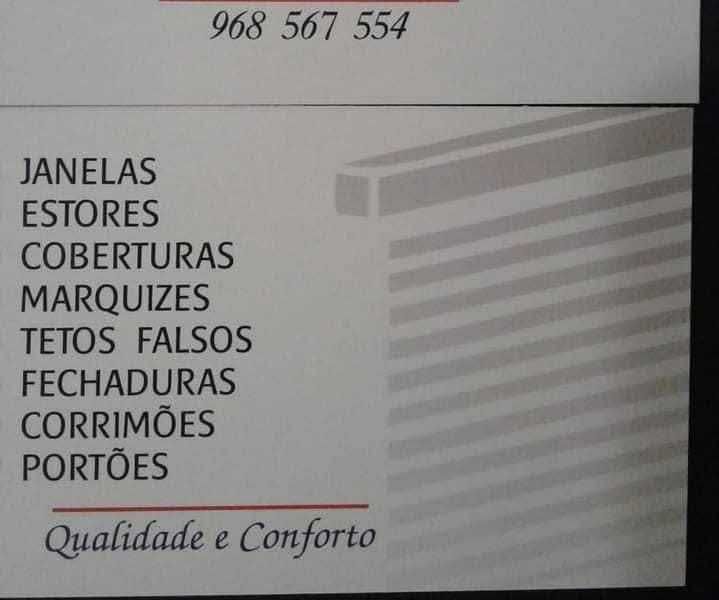 Reparação de Estores/Caixilharia em Alumínio e PVC.