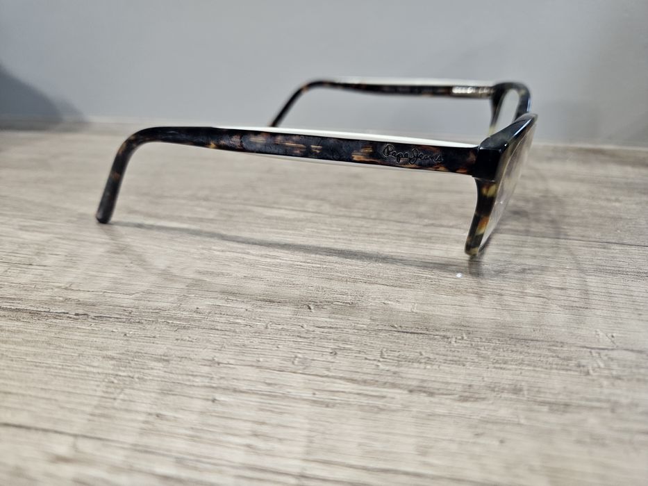 Oprawki Pepe Jeans oryginalne brazowe marmurkowe