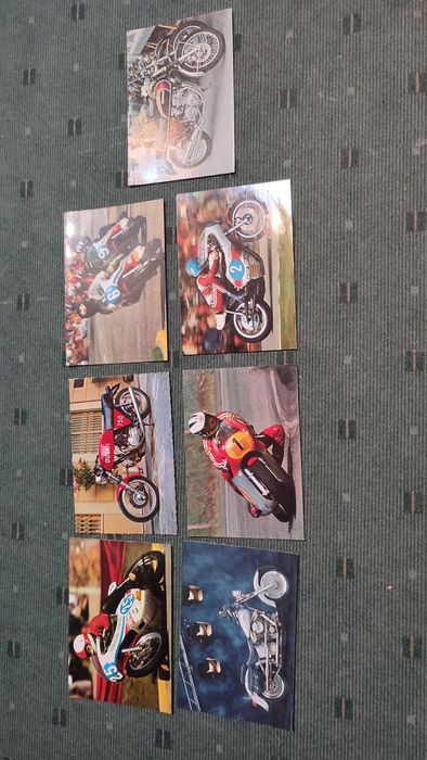 7 Postais com Motos