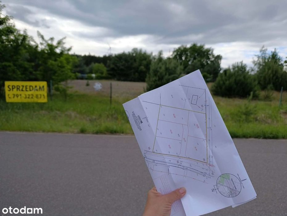 działka rekreacyjna Zbiornik Jeziorsko Skęczniew Osiedle 568 m² - Widok 3