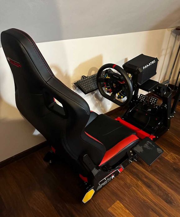 Zestaw simracing- PS5, Fanatec DD1, Simetik, Monitor 55"