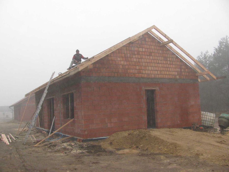 dom Nisko - Podwolina w budowie