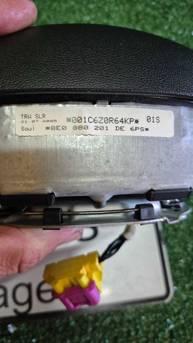 Volante 4 Braços Completo Com Airbag Audi A3 8P A4 B7 A6 C6 Ref. 8P0419091BF ORIGINAL COMO NOVO